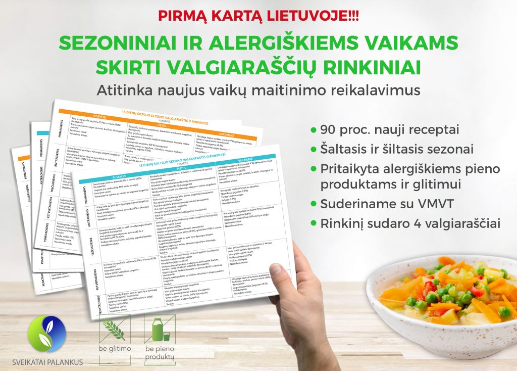 SVEIKATAI PALANKUS receptai