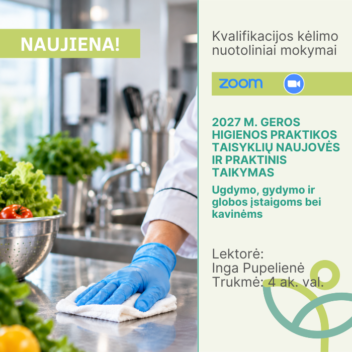 2027 m. Geros higienos praktikos taisyklių naujovės ir praktinis taikymas